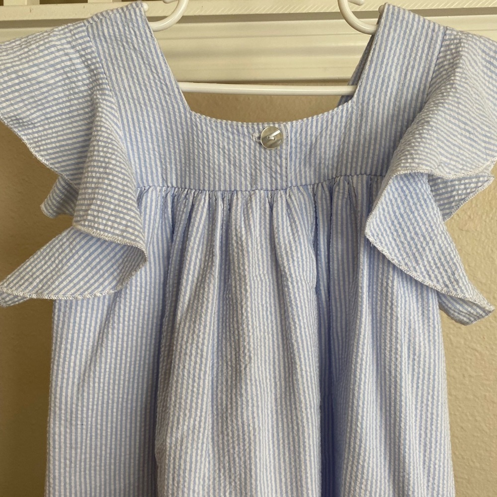 Girls Seersucker Dress - Size M - Picture 9 of 9